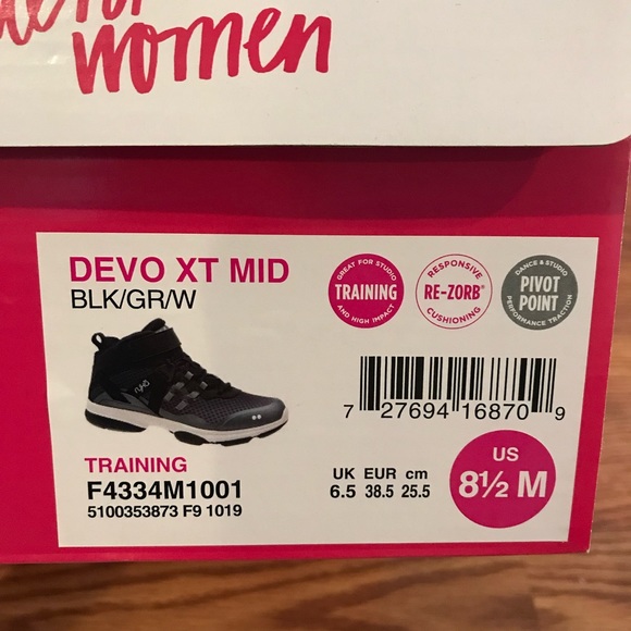 Ryka Devotion XT Mid Top Training Shoe - Size 8.5 - Picture 8 of 8